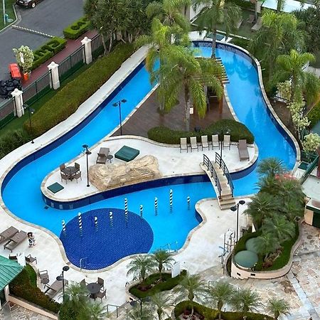 Flat Com Vista Panoramica -15- Na Barra Da Tijuca - Estacionamento Gratuito - Frigobar - Ar Condicionado - Piscina - Academia - Balsa Para Praia Gratis - Varanda - Vista Parcial Mar E Lagoa Rio de Janeiro Exterior foto