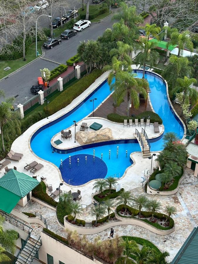 Flat Com Vista Panoramica -15- Na Barra Da Tijuca - Estacionamento Gratuito - Frigobar - Ar Condicionado - Piscina - Academia - Balsa Para Praia Gratis - Varanda - Vista Parcial Mar E Lagoa Rio de Janeiro Exterior foto