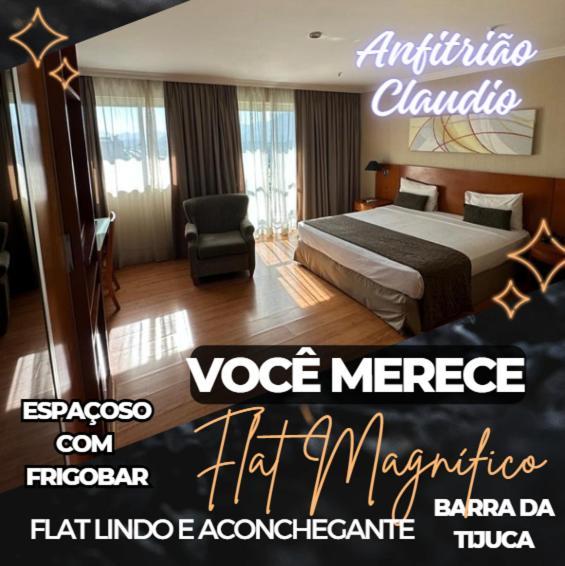 Flat Com Vista Panoramica -15- Na Barra Da Tijuca - Estacionamento Gratuito - Frigobar - Ar Condicionado - Piscina - Academia - Balsa Para Praia Gratis - Varanda - Vista Parcial Mar E Lagoa Rio de Janeiro Exterior foto